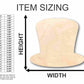 Unfinished Wood Hat - Magician's Top Hat- Craft up to 46" DIY
