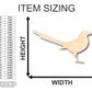 Unfinished Wood Magpie Shape - Bird - Wildlife - Craft - up to 46" DIY