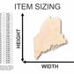 Unfinished Wood Maine Shape - State - Craft - up to 46" DIY