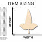 Unfinished Wood Mallorn Leaf Shape - Fall - Craft - up to 46" DIY