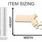 Unfinished Wood Massachusetts Shape - State - Craft - up to 46" DIY