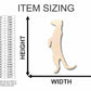 Unfinished Wood Meerkat Shape - Animal - Safari - Craft - up to 46" DIY