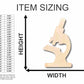 Unfinished Wood Microscope Silhouette - Craft- up to 46" DIY