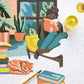 A Novel Afternoon | 8x10 paint-by-number kit