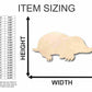 Unfinished Wood Mole Shape - Animal - Wildlife - Craft - up to 46" DIY
