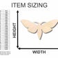 Unfinished Wood Moth Shape - Insect - Craft - up to 46" DIY