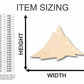 Unfinished Wood Mountain Shape - Nature - Craft - up to 46" DIY