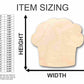 Unfinished Wood Muffin Shape - Kitchen - Food - Craft - up to 46" DIY