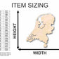 Unfinished Wood Netherlands Shape - Country - Craft - up to 46" DIY