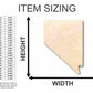 Unfinished Wood Nevada Shape - State - Craft - up to 46" DIY