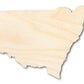 Unfinished Wood New South Wales State Shape - Australia State Craft - up to 46" DIY