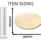 Unfinished Wood Oval Shape - Craft - up to 46" DIY