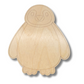 Unfinished Wood Etched Penguin Shape | Paint By Line Crafts | up to 30" DIY