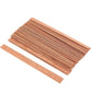 10pc 6-13cm Wooden Candles Wick With Sustainer Tab Candle Wick Core For DIY Candle Handmade Wooden Wick Soy Parffin Wax Wick DIY Candle Making
