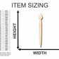 Unfinished Wood Artist Paint Brush Shape - Craft - up to 46" DIY