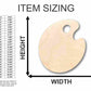 Unfinished Wood Artist Paint Palette Shape - Craft - up to 46" DIY