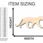 Unfinished Wood Panther Shape - Animal - Wildlife - Craft - up to 46" DIY