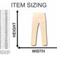 Unfinished Wood Pants Shape - Craft - up to 46" DIY