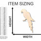 Unfinished Wood Parrot Shape - Animal - Wildlife - Pet - Craft - up to 46" DIY