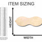 Unfinished Wood Peanut Shape - Food - Craft - up to 46" DIY