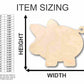 Unfinished Wood Piglet Piggy Bank Shape - Farm Animal - Money - Craft - up to 46" DIY