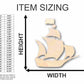 Unfinished Wood Pirate Ship Shape - Pirates - Craft - up to 46" DIY