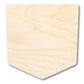 Unfinished Wood Pocket Shape - Craft - up to 46" DIY