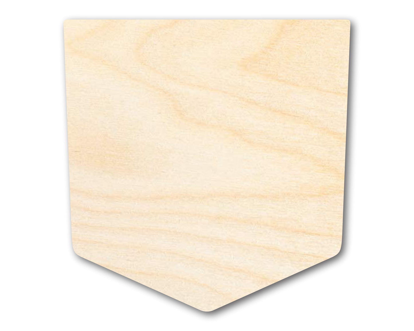 Unfinished Wood Pocket Shape - Craft - up to 46" DIY