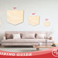 Unfinished Wood Pocket Shape - Craft - up to 46" DIY