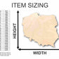 Unfinished Wood Poland Shape - Country - Craft - up to 46" Width DIY