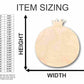 Unfinished Wood Pomegranate Shape - Fruit - Craft - up to 46" DIY