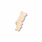 Unfinished Wood Portugal Silhouette - Craft- up to 46" DIY