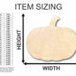 Unfinished Wood Pumpkin Shape - Fall - Halloween - Patch - Craft - up to 46" DIY