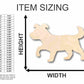 Unfinished Wood Puppy Dog Shape - Animal - Pet - Craft - up to 46" DIY