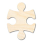 Unfinished Wood Interlocking Puzzle Shape | Autism Awareness | Craft Cutout | up to 46" DIY