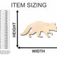 Unfinished Wood Raccoon Shape - Animal - Craft - up to 46" DIY
