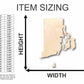 Unfinished Wood Rhode Island Shape - State - Craft - up to 46" DIY
