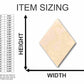 Unfinished Wood Rhombus Shape - Craft - up to 46" DIY