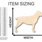 Unfinished Wood Rottweiler Dog Shape - Animal - Pet - Craft - up to 46" DIY