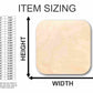 Unfinished Wood Rounded Square Shape - Custom Tags - Craft - up to 46" DIY