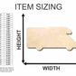 Unfinished Wood RV Shape - Camping - Craft - up to 46" DIY