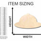 Unfinished Wood Safari Hat Shape - Explore - Craft - up to 46" DIY