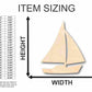 Unfinished Wood Sailboat Shape - Fishing - Ocean - Craft - up to 46" DIY