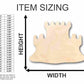 Unfinished Wood Sandcastle Shape - Ocean - Beach - Nursery - Craft - up to 46" DIY