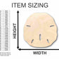 Unfinished Wood Sand Dollar Shape - Ocean - Beach - Nursery - Craft - up to 46" DIY
