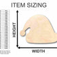 Unfinished Wood Santa Claus Hat Shape - Christmas - Ornament - Craft - up to 46" DIY