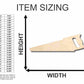 Unfinished Wood Saw Shape - Construction - Tool - Craft - up to 46" DIY