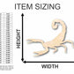 Unfinished Wood Scorpion Shape - Desert Animal - Craft - up to 46" DIY