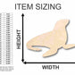 Unfinished Wood Seal Shape - Ocean - Nursery - Craft - up to 46" DIY