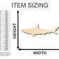 Unfinished Wood Shark Shape - Ocean - Nursery - Craft - up to 46" DIY